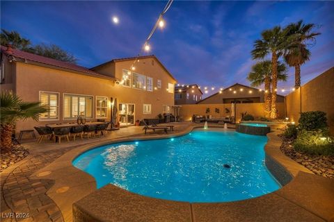 Welcome to this stunning residence within the Nevada Trails community that blends comfort with style. Ideal for families seeking an exceptional living experience, this 4-bedroom, 3-bathroom house with heated pool and spa is sure to provide an unparal...