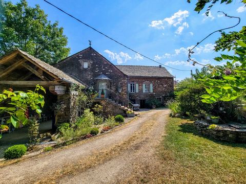 This stunning 3-bedroom home near La Salvetat-Peyralès combines rustic charm with modern comforts. The master suite boasts a private terrace, while the open-plan living area with a wood-burning stove creates the perfect space for relaxing or entertai...