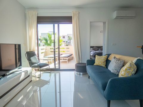 Description of object: This top floor apartment offers two bedrooms and two bathrooms and is located on the well-known and highly respected LA FINCA GOLF and SPA RESORT. As you walk up some steps and enter the apartment you have a small hallway, in f...