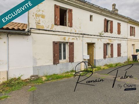 Maison à rénover avec 3 chambres ou possibilité de 2 logements locatifs…