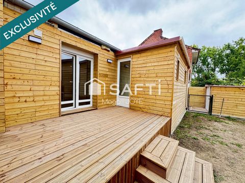 Plain pied semi-mitoyen totalement renové