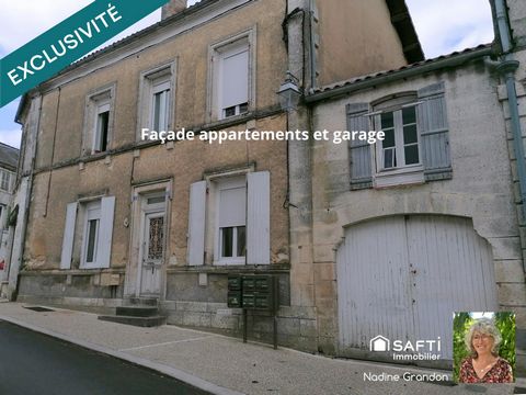 Grande maison de village avec cour extérieure et garage
