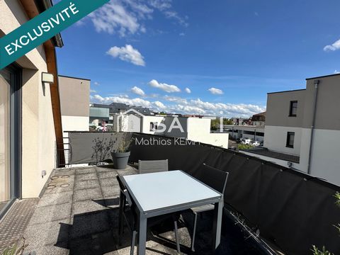 70m² sol - DERNIER ETAGE - BALCON 16m² - PARKING