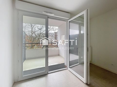 Bourgeonnière – T2 récent avec balcon exposé Sud et parking sécurisé