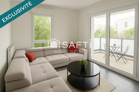 SUPERBE T2, 1er ETAGE, BALCON, ASCENSEUR, PARKING