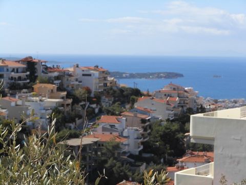Voula, Panorama, Plot For Sale, In City plans, 371 sq.m., Frontage (m): 13, Depth (m): 28,5, Building factor: 0,6, Coverage factor: 33, Features: For development, Amphitheatrical, Sloping, Distance from: Airport (m): 20000, Seaside (m): 2500, City (m...