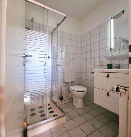Newly renovated, bright and modern 1-room apartment with its own shower room and cooking facilities. In addition, each apartment has a smart TV and free WiFi connection. Lockable storage space for bicycles and charging facilities for e-bikes are avai...