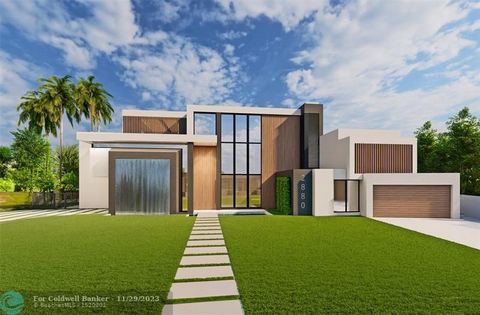 This Incredible 3-Story Modern Resort Sanctuary is Perfectly Designed to Inspire the Highest Level of Luxury Waterfront Living to Ever be Delivered in Ft Lauderdale's Coral Ridge Community. Exceptionally Positioned on a Prime Oversized Lot, Southeast...