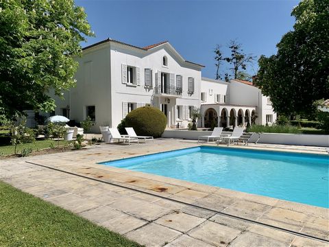 Summary La Maison Blanche Beautiful 19th century Maison de Maitre sitting in two hectares of parkland. The house is situated on the edge of Saint Gaudens in the Haute Garrone area in a private enclave but with all the modern day conveniences on the d...
