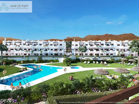 In collaboration with our Spanish partners, we have the pleasure to bring you the opportunity to buy a spectacular new build apartment located on a beachfront resort Mar de Pulpi in San Juan de Terreros.      1, 2 and 3 bedroom apartments with terrac...