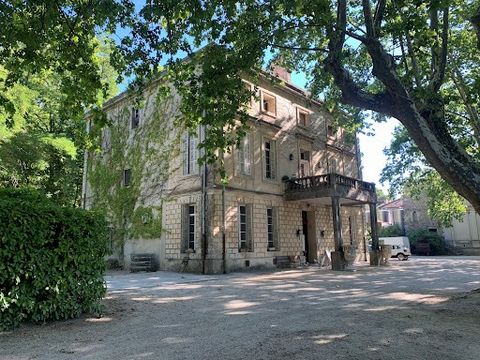Provence, Vaucluse. Remarkable 12th century castle on 30 hectares of vineyards in AOP and Vin de Pays. Located between two hills, the castle of more than 720m² is built around different outbuildings including Napoleon III stables. A majestic path of ...