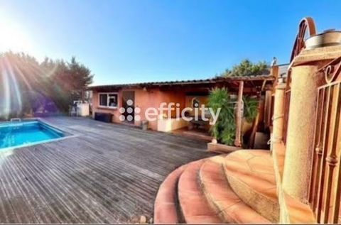 13109 -SIMIANE - VILLA OF 130 M² ON 1000 M² - 4 BEDROOMS - OFFICE - SWIMMING POOL - CONSTRUCTION FROM 2004. Efficity the agency which estimates your property online and Karine Azoulay present to you this superb villa with multiple possible arrangemen...