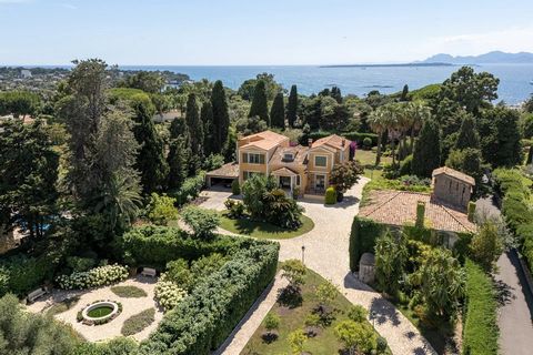 Uitzonderlijk pand met stenen gastenverblijf op Cap d'Antibes met een totale bewoonbare oppervlakte van 655 m² Ontdek een uitzonderlijk en prestigieus pand in het hart van de beroemde Cap d'Antibes. Genesteld op de westelijke hellingen biedt deze Pro...