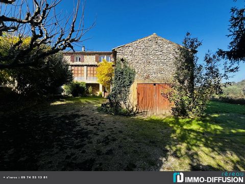 Mandate N°FRP168587 : House approximately 100 m2 including 4 room(s) - 3 bed-rooms - Site : 645 m2. Built in 1844 - Equipement annex : Garden, Garage, double vitrage, Fireplace, véranda, Cellar - chauffage : bois - Class Energy E : 250 kWh.m2.year - ...