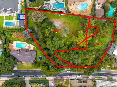 RTI opportunity!! Excellent opportunity for a builder, developer or investor to purchase these sprawling side by side hillside lots in the heart of Encino. 16835 Adlon sits on 17,661 square foot lot plans are included to build a 5 bed 7 bath 4,050 sf...