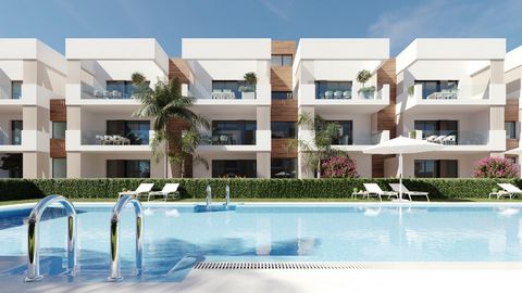 In the heart of a charming coastal town in the Murcia region, a new development of flats is emerging, a synonym for quality and contemporary living. This development, scheduled for 2025, features 59 spacious flats ranging from 86 to 140 m², with a ch...