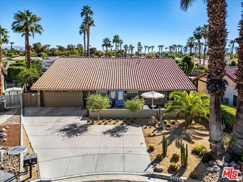 Discover this hidden gem of a neighborhood, centrally located and just a short drive to Palm Springs or El Paseo. This tastefully upgraded 4-bedroom, 3-bath home, located in the heart of Cathedral City, offers the perfect blend of relaxation and soph...