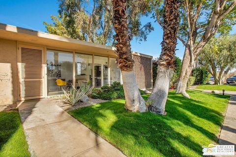 Nestled amidst lush, mature landscaping is this exceptional turnkey one-bedroom, one-bathroom retreat tucked behind the gates of Racquet Club Cottages West (formerly Racquet Club Garden Villas) in Palm Springs. Designed by renowned architect William ...