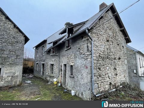 Fiche N°Id-LGB164620 : Magnat l'etrange, secteur Campagne, Maison de village d'environ 108 m2 comprenant 7 piece(s) dont 4 chambre(s) + Terrain de 2058 m2 - Vue : Campagne - - Equipements annexes : jardin - cheminee - cave - chauffage : Bois grange -...