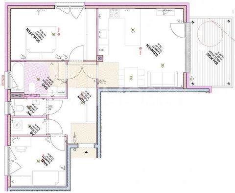 Willkommen in Ihrer neuen Traumwohnung! Diese lichtdurchflutete 3-Zimmer-Wohnung im 1. Obergeschoss wurde im Jahr 2018 erbaut und bietet Ihnen eine großzügige Wohnfläche von 69,81 m². Die Wohnoase ist bequem mit dem Lift erreichbar und überzeugt durc...