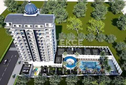 Appartementen met Zee- en Bergzicht in een Uitgebreid Complex in Alanya Mahmutlar De appartementen bevinden zich op een centrale locatie in Alanya, Mahmutlar. Alanya is een van de beroemde vakantiebestemmingen van Antalya en heeft een levendige omgev...