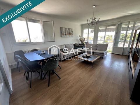 T4 92m2 RÉNOVÉ - 4è ETAGE AVEC TERRASSE - BOX FERMÉ - CAVE - ASCENSEUR