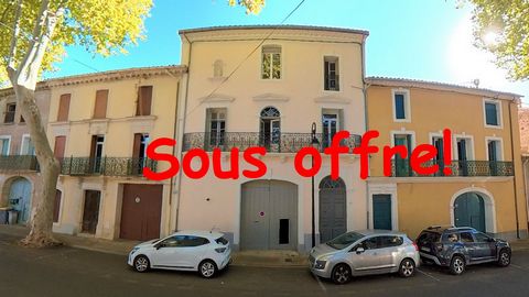 Maison de caractère avec piscine dans le village très prisé de Saint-Thibéry, près de la côte.
