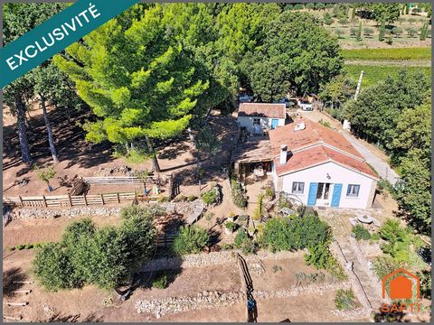 Maison de 85m² sur 3850m² de terrrain clos