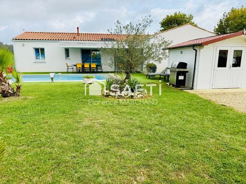 BEAU PLAIN-PIED DE 2022, 3 CH, PISCINE, DPE B, GRAND JARDIN