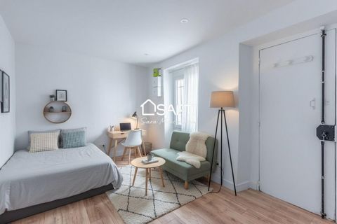 Charmant studio rénové, métro Marx Dormoy