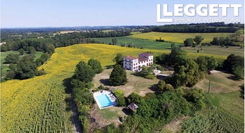 A18073AW47 - This impressive chateau has an existing annual income plus bookings in place for the season ahead. It offers panoramic views with a fantastic swimming pool and is situated on over 7 acres of land. Bursting with original features, it is d...