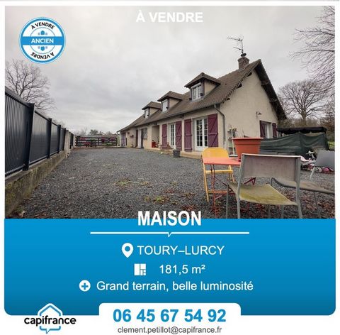 Dpt Nièvre (58), à vendre TOURY LURCY maison P6