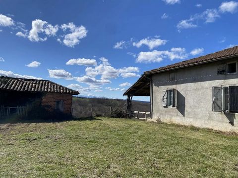 Summary A south facing farm to renovate entirely with sublime views of the Pyrenees and the hillsides. There's the possibility of developing outbuildings up to 300 m² according to town planning rules. There are no close neighbours. The outbuildings s...
