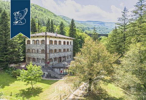Elegant mountain hotel in Abetone, a renowned Tuscan ski town, housed in a 19th-century building. Set in a 5-hectare park, this 1,800-sqm hotel has 21 luxuriously furnished rooms, a charming terrace, a restaurant, a bar, and a meeting room. This hist...