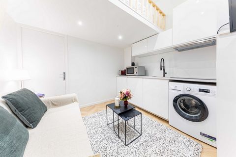 Appartement parisien confortable dans le 11ème arrondissement avec chambre en mezzanine et équipements modernes
