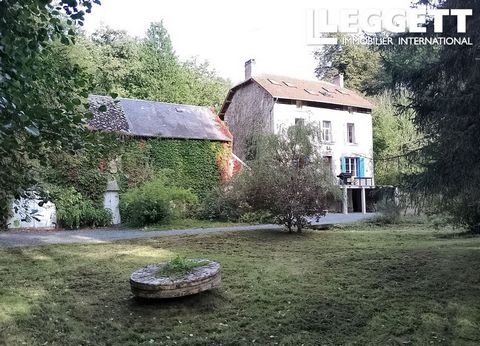 A24826DLO23 - Large detached ancient moulin, situated in its own private grounds. There are many outbuildings, a garage and a workshop. The property benefits from double glazing throughout, and has been lovingly renovated keeping lots of orignal feat...