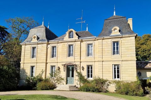 An exceptional, small chateau, this beautifully presented seven bedroom property retains the style and proportions redolent of the Napoleonic architecture of early 19th century France. The property has three interconnecting reception rooms with the c...