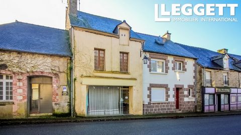A25862LP22 - Oozing charm, this former clog makers has enormous potential to renovate and convert into a fresh commerical premises having a prime location in La Chéze having the davantage of living accomodation above the former shop and an extended s...