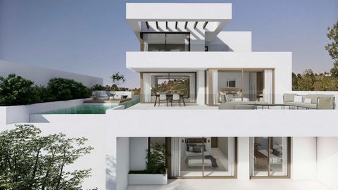 NEW BUILD VILLAS IN FINESTRAT New Build development of 11 Luxury villas in Finestrat. Residential consists of 3 different types of houses adapted to the needs of the clients. Some of the models are built on 1 or 2 floors, with basement. All villas ha...