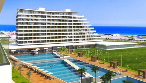 Flats for sale are located in Iskele region, Cyprus. This region, located in nature with a unique panoramic sea view, attracts attention with its proximity to daily needs. This region, which contains all daily needs such as markets, schools, cafes, r...