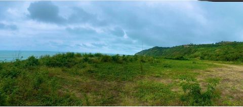 Opportunity This land for construction is located in Canoa, Manabí, EcuadorThe property is located in front of the ocean, enjoying beautiful views of the beach. Ideal for building family homes or resorts.