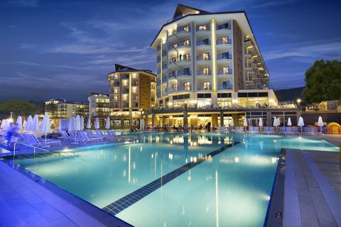 Luxury Hotel Suite For Sale in Ramada Resort Kusadasi Turkey Esales Property ID: es5554024 Property and Resort information: Hotel suite on the second floor of stunning 5* resort, with balcony and sea view (side on) and will sleep 2 adults and 2 child...