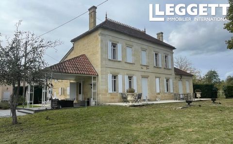 A26568MK33 - A very beautiful ensemble, well maintained and in good condition, comprising a MAISON DE MAITRE with beautiful features, with an adjoining separate -yes or not - dwelling, a swimming pool and two large detached non-adjoining outbuildings...