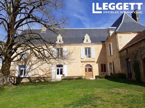 A26881GYK24 - Tucked away in small hamlet between Sarlat and Montignac, this stunning six bedroom manor house sits in a private but not isolated situation. The historic stone mansion has benefitted from extensive investment and modernisation in recen...