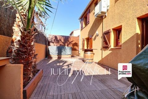 Julie MONICH Private Properties Côte Vermeille - Banyuls-sur-mer 66650 - 3 bedrooms, 3 terraces, an outbuilding, parking space Price: 395000 euros - Agency fees: 5% TTC included buyer's charge 2-sided house located on the flat of Banyuls comprising; ...