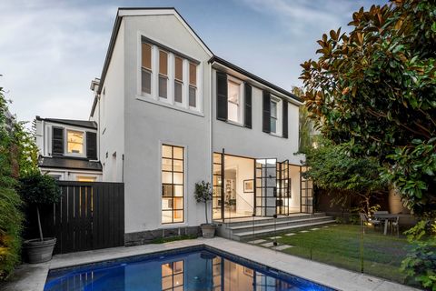 While retaining the imposing scale and grandeur of its magnificent c1890’s double brick origins, this utterly stunning residence has been brilliantly transformed throughout with an unerring sense of design and proportion, bespoke joinery and luxuriou...