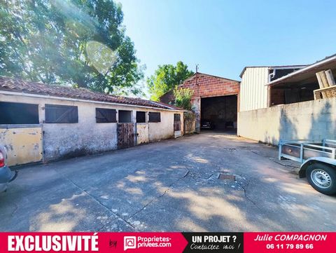 EXCLUSIVITE ! 49110 Le Pin en Mauges, Julie COMPAGNON vous présente un terrain de 358m² environ constructible mais non viabilisé. Sur cette parcelle, vous aurez de quoi stocker des outils et gros volumes également avec ce hangar de 100 m² environ et ...