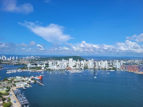 Buitengewoon appartement gelegen in de buurt van Bocagrande, recht tegenover de baai van Cartagena, in een modern gebouw met een eigen aanlegsteiger en uitstekende voorzieningen Features: - Air Conditioning - Concierge - Doorman - Fitness Center - Ga...