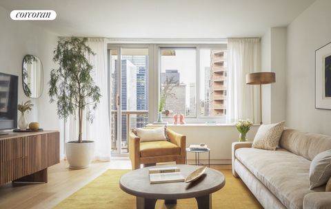 THE PERRIE in Turtle Bay - a full-service condominium development with five model residences now open. Experience life amidst architectural icons, culture, and everything Midtown East has to offer. This thoughtfully designed high-floor 628 square foo...