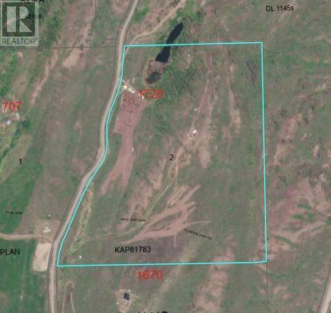 UNDER $10,000 AN ACRE! 67.21 acre property with an exceptional view is just waiting for you to build your dream home! Located approximately 5 minutes from Rock Creek; 30 minute drive to Osoyoos, USA border crossing, Mount Baldy Ski Resort; a 1.5 hour...